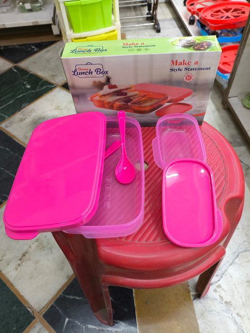 Lunch Box (Plain-P) (Box Pack) Manufacturer Wholesaler in Rajkot - Image 2