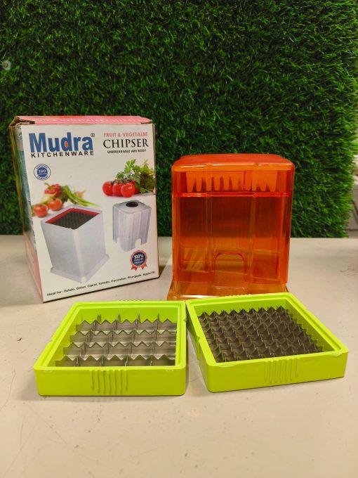 Transparent Potato Chips Maker 2 Blade French Fries Cutters wholesale in rajkot - Image 2