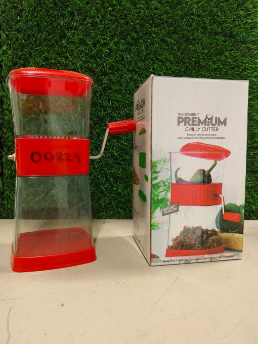CHILLY CUTTER SQUARE PLASTIC PREMIUM TRANPARENT - Image 2