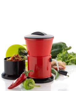 Chilly Cutter Plastic Round With Dabbi