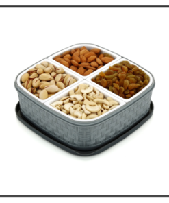 Dry Fruit Box Square (4 Section)