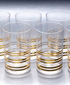 Clear Gold Glass 6pcs Set199