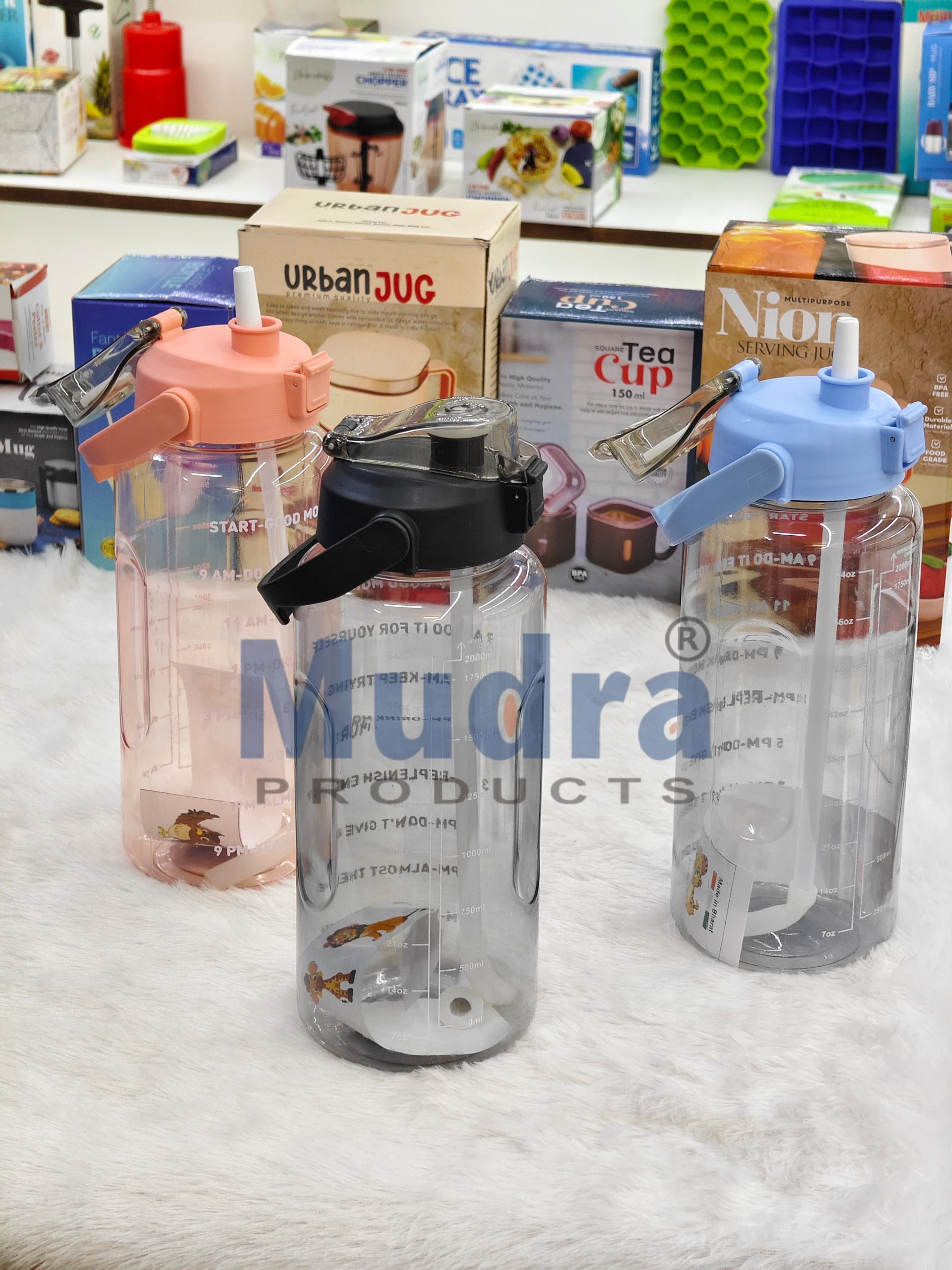 Bottle Motivational Sipper Jumbo Size(2000ml)(HV)