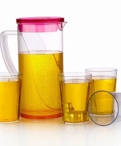 JUG WITH 4pcs GLASS SET Carnival