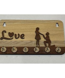 Wooden Key Love Design [D-3]
