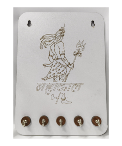 Key Stand Wooden Mahakal Design