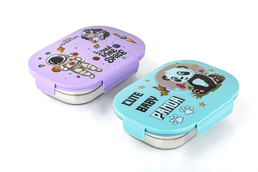 Lunch Box S.S. Bite Buddy With Spoon And Dabbi - Image 5