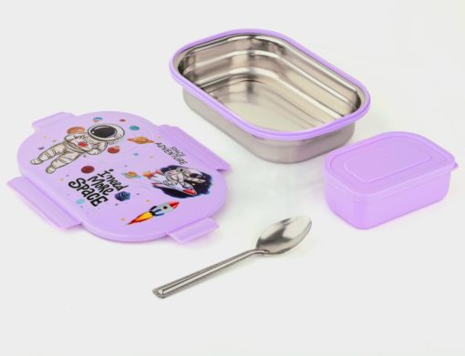 Lunch Box S.S. Bite Buddy With Spoon And Dabbi - Image 9