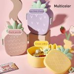 Kids Lunch Box | Pineapple Shaped Two Compartment Lunch Box 500 ML