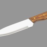 12 Inch Wooden Handle Knife (1.5 Mm)