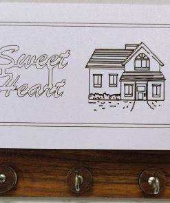Key Stand Wooden Sweet Home Design (114)