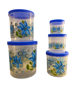 Container 5 Pcs Apple (j.K) 500/1000/1700/2500/5000 ML.