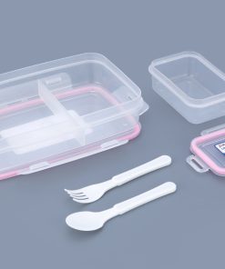 LUNCH BOX SQUARE TRANPARENT LOCKET