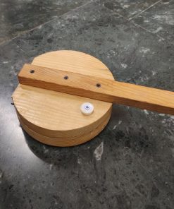 WOODEN PURI PRESS ROUND