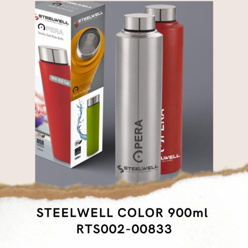 BOTTLE STEELWELL S.S. 900ml