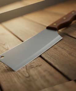 Stainless Steel Chopping Knife wooden handle